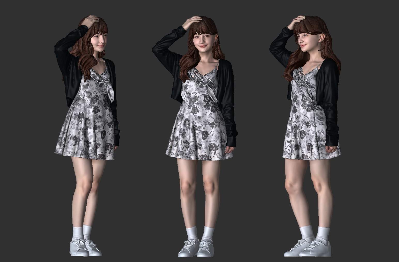 全彩UV 3D打印人物 Demo 细节